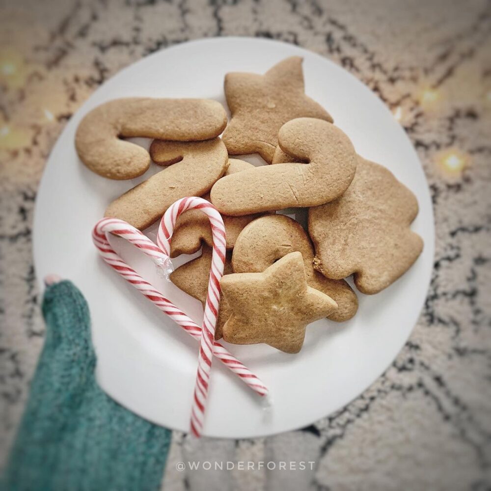 Super soft gingerbread cookies with pumpkin spice