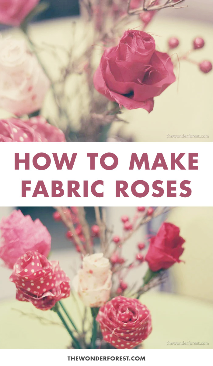 How To Make Fabric Roses