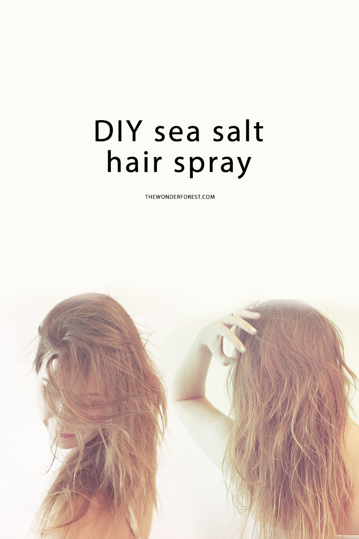 DIY Sea Salt Spray for Hair