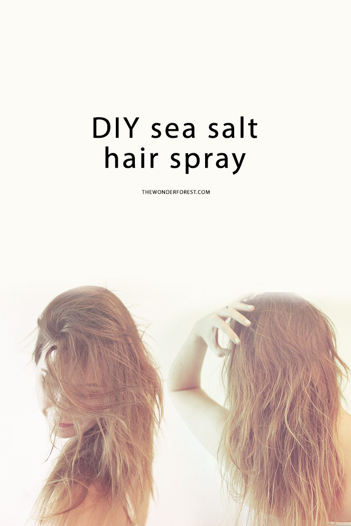 DIY Sea Salt Hair Mist for Beachy Hair Wonder Forest