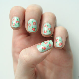 Cute Floral Nail Art