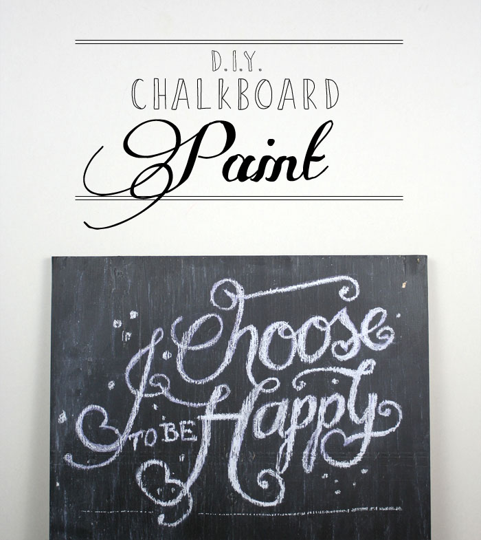 Unique and Different Ways to Use Black Chalk Paint Around Your