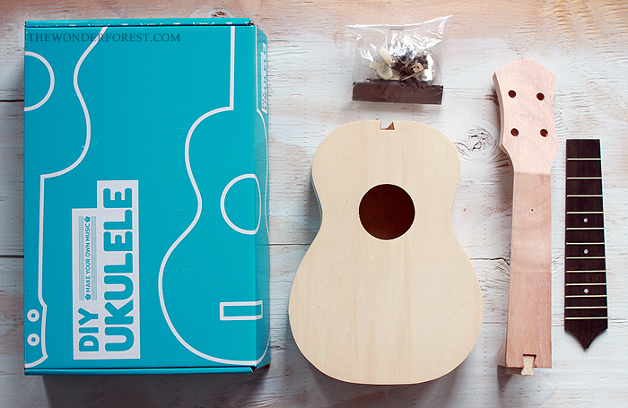 Gift Idea Make Your Own Diy Ukulele Wonder Forest - Diy Handmade Ukulele Kit Instructions