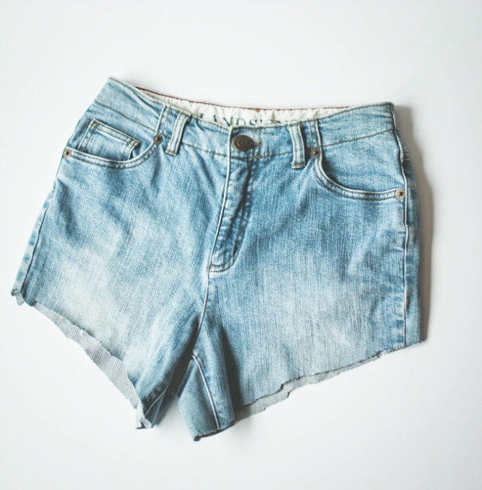 Diy distressed shorts on sale
