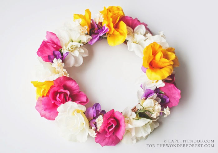 How to Make a Flower Crown with Fake Flowers [Easy DIY Tutorial] • COVET by  tricia