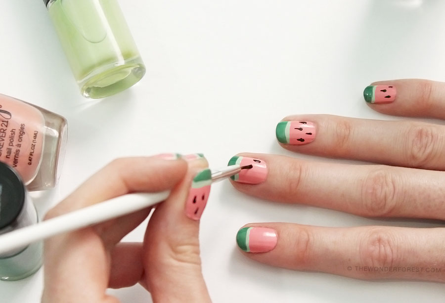 Yummy Watermelon Nails in 4 Simple Steps - Wonder Forest Yummy Watermelon Nails in 4 Simple Steps - Wonder Forest