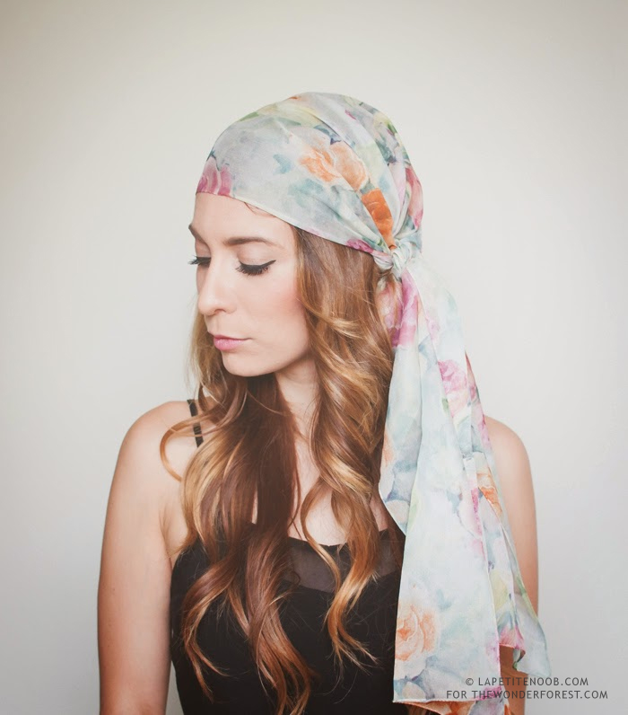 6 QUICK AND EASY WAYS TO TIE A SATIN HEAD SCARF, HEAD WRAPS