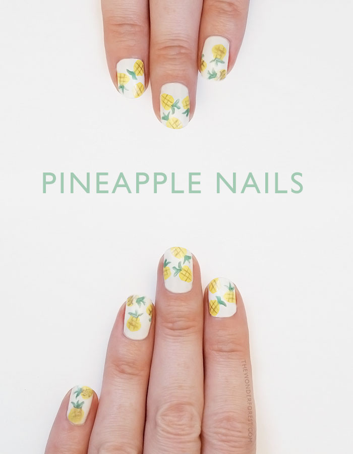 35+ Acrylic Pineapple Nail Designs | Sarah Scoop