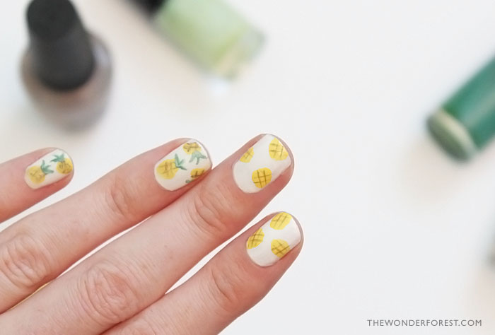 3D Nail Art Fruit Sticker Lemon Banana Pineapple Nail Stickers Decorations  INS/ | eBay