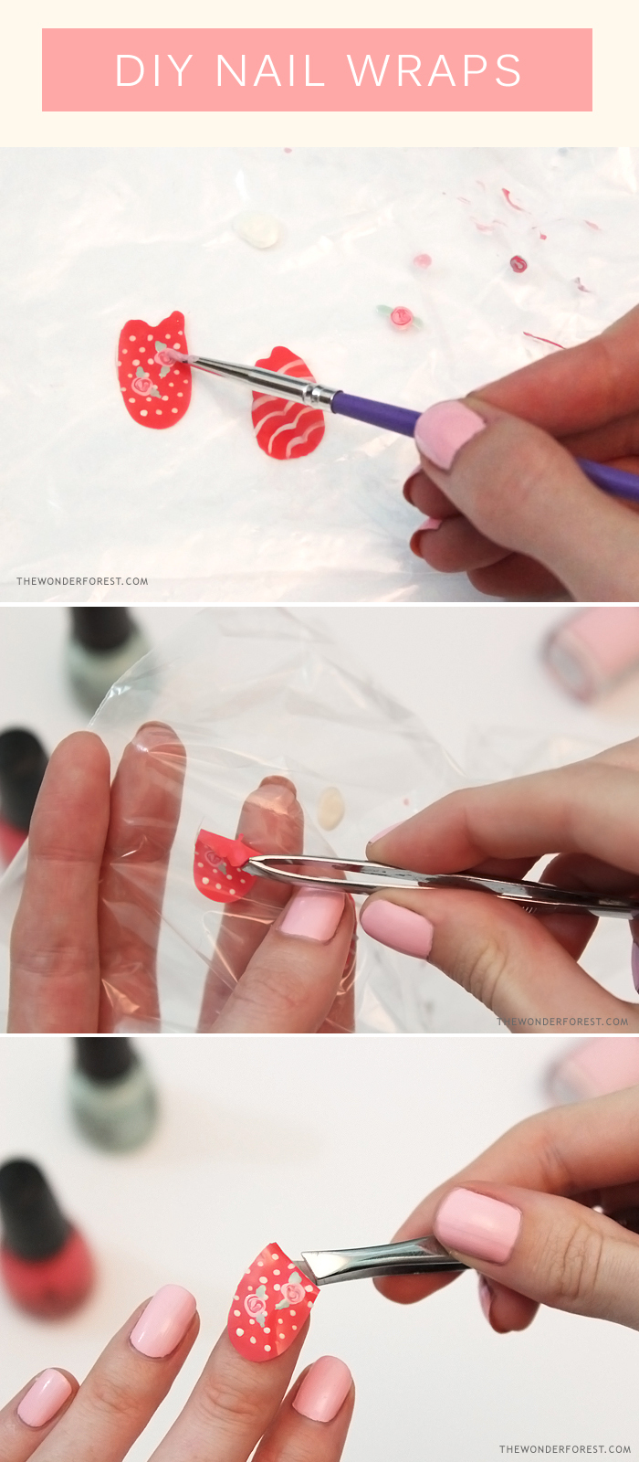 Make Your Own Nail Wraps! - Wonder Forest