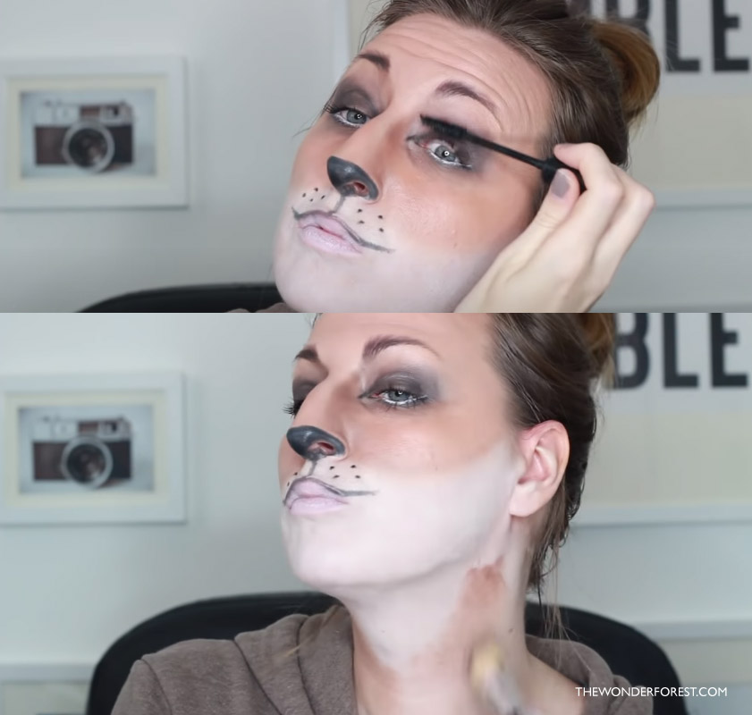 halloween makeup step by step fox