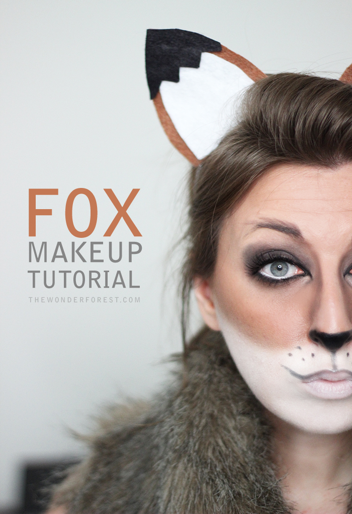 Fox Makeup for Halloween Costume