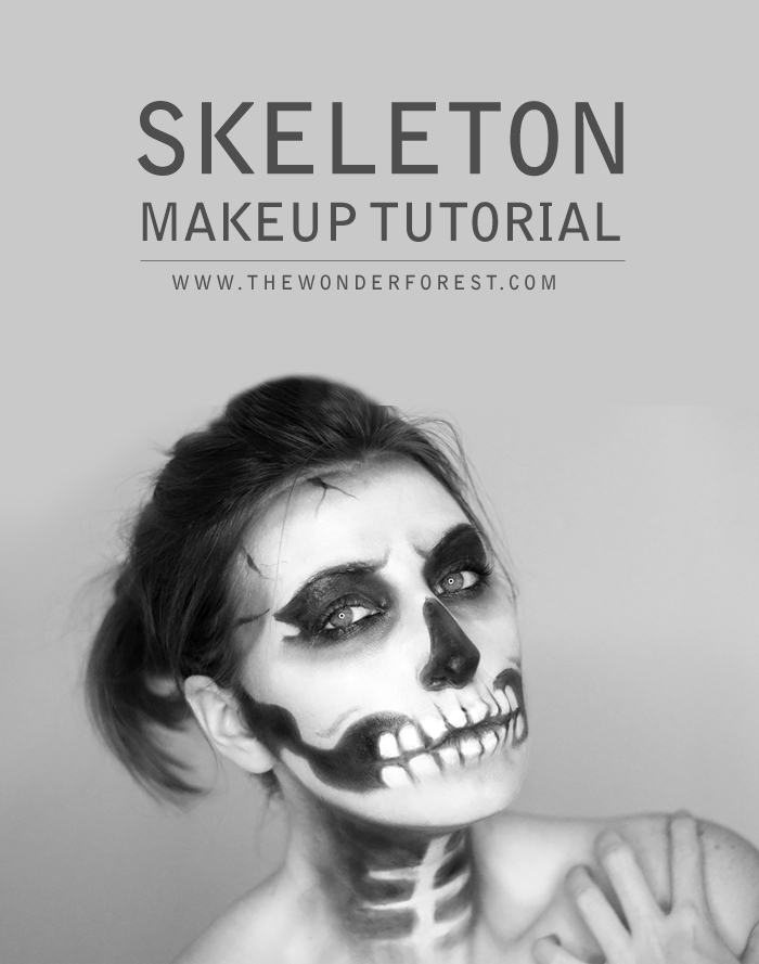 Skeleton Makeup Tutorial Halloween Costume