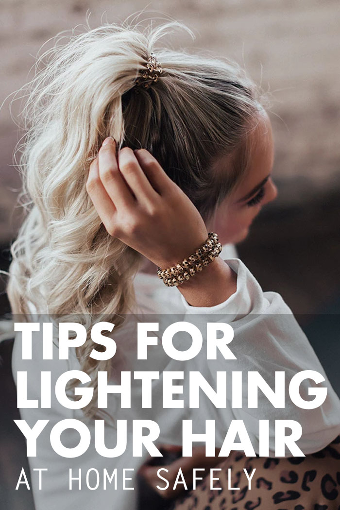 lightening your hair