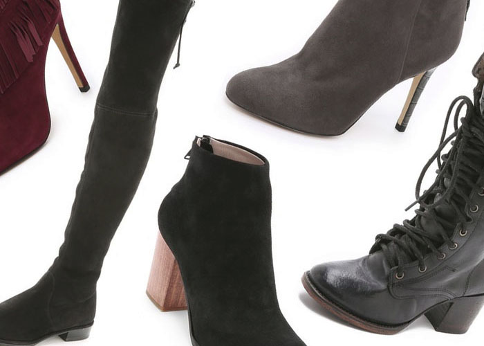 chunky fall booties