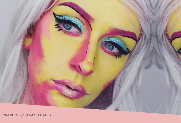 Andy Warhol Inspired Makeup