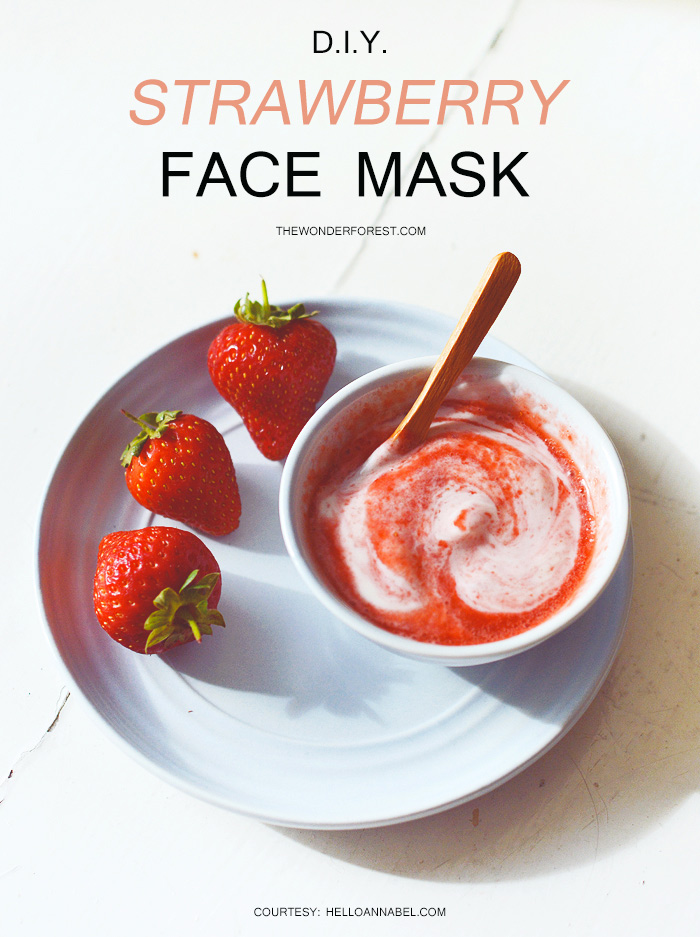 DIY Strawberry Face Mask