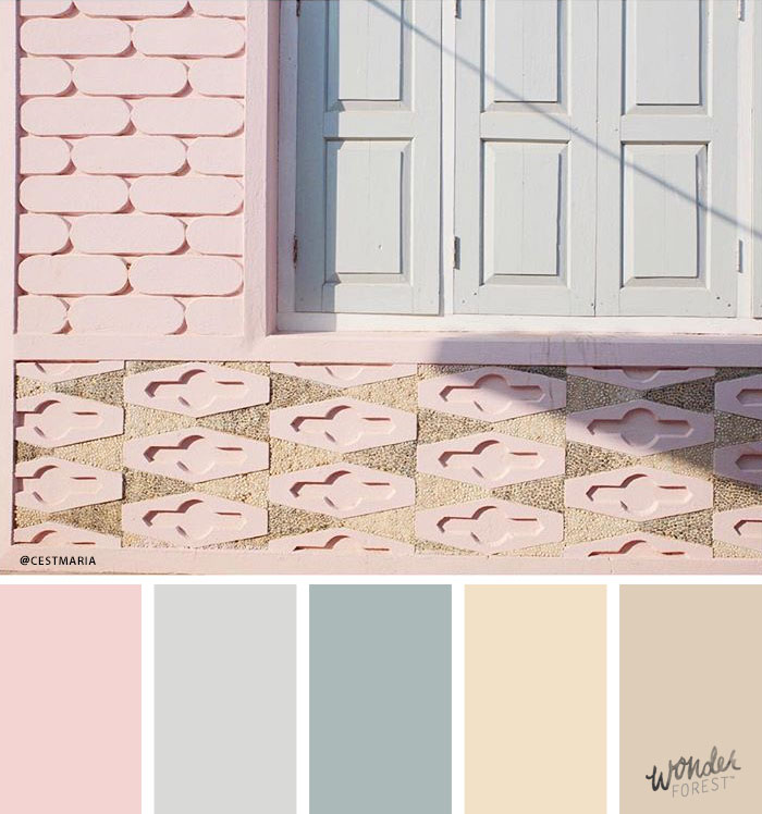 Toned Down Pink Pastel Palette