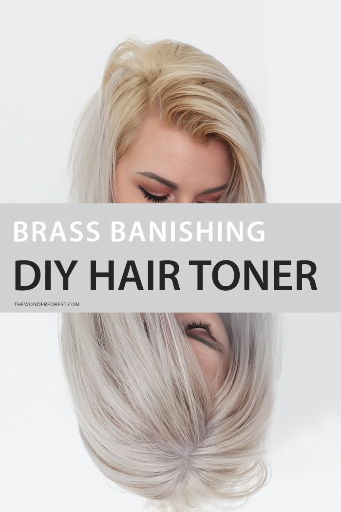 Brass Banishing Diy Hair Toner For Blondes Wonder Forest