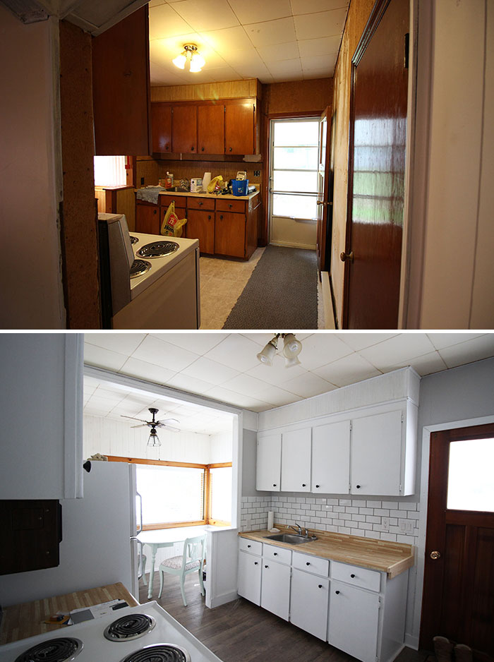 Kitchen Reno Before After