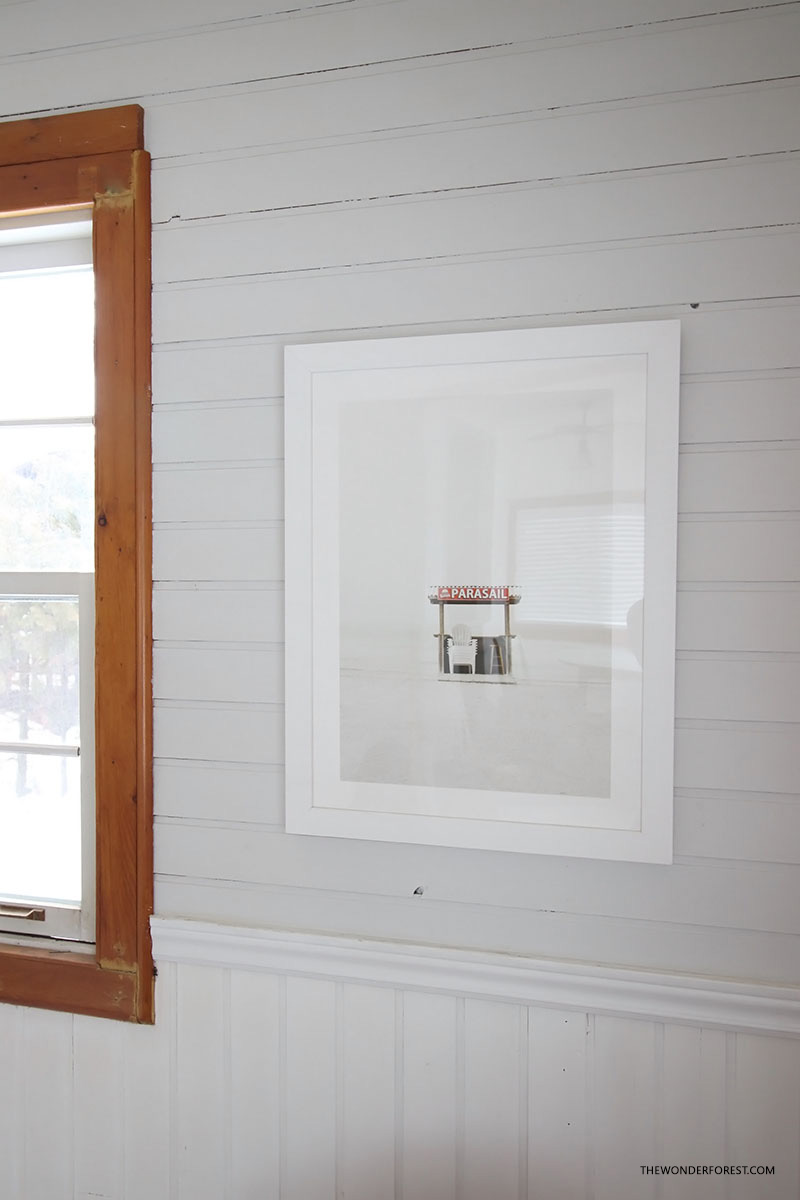 Wood Panel Walls in Cottage