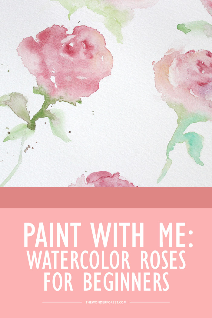 How To Paint Watercolor Roses