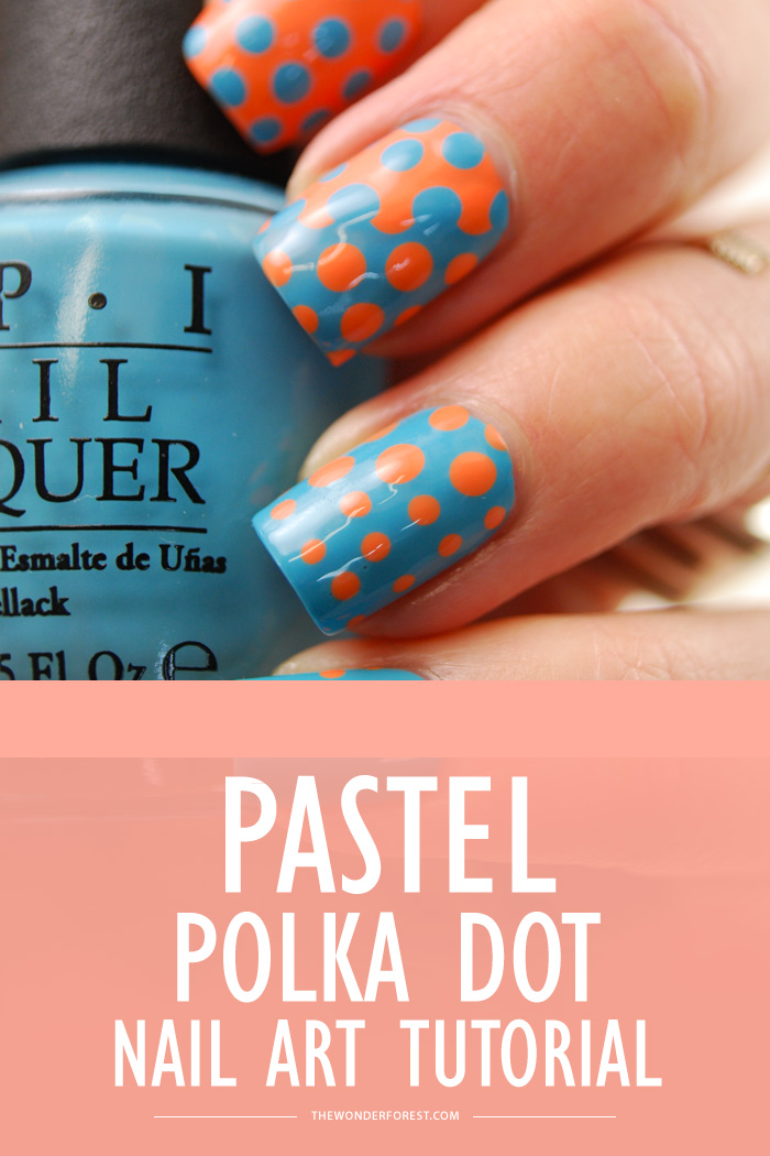 Pastel Polka Dot Nail Art Tutorial