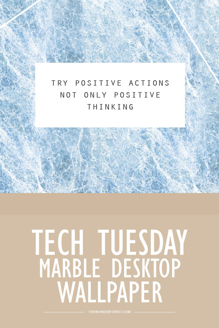 Tech Tuesday: Marble Desktop Wallpaper