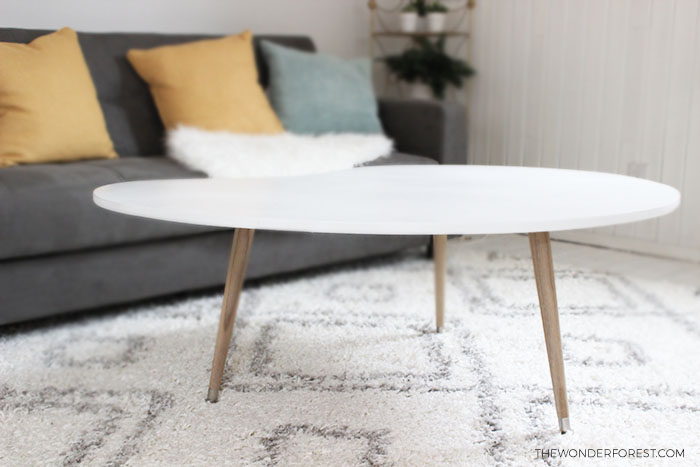 Make this DIY Mid Century Table for Under $50!