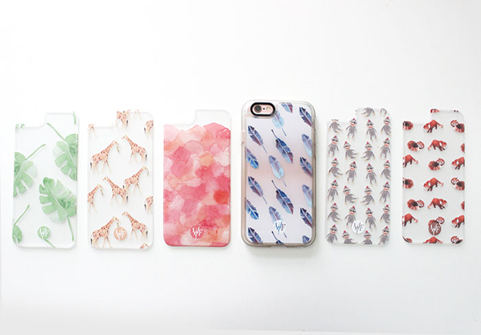 Hand Painted Watercolour Phone Cases for Spring