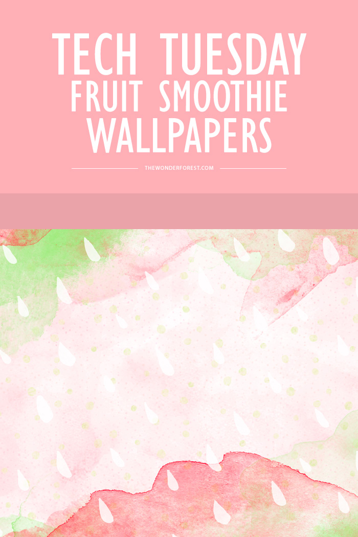 Tech Tuesday: Fruit Smoothie Wallpapers