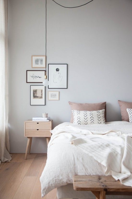 Modern airy bedroom makeover