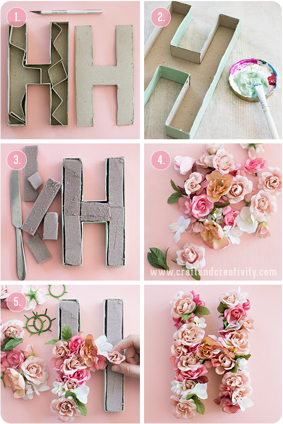 Floral Decorative Letters