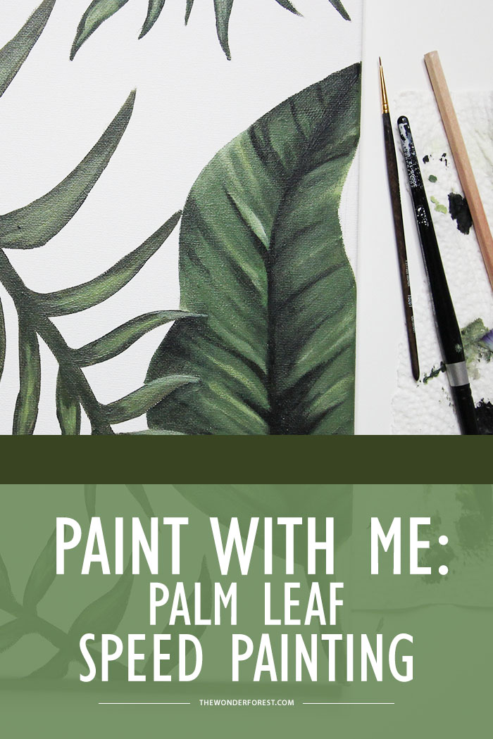 How To Paint Palm Leaves