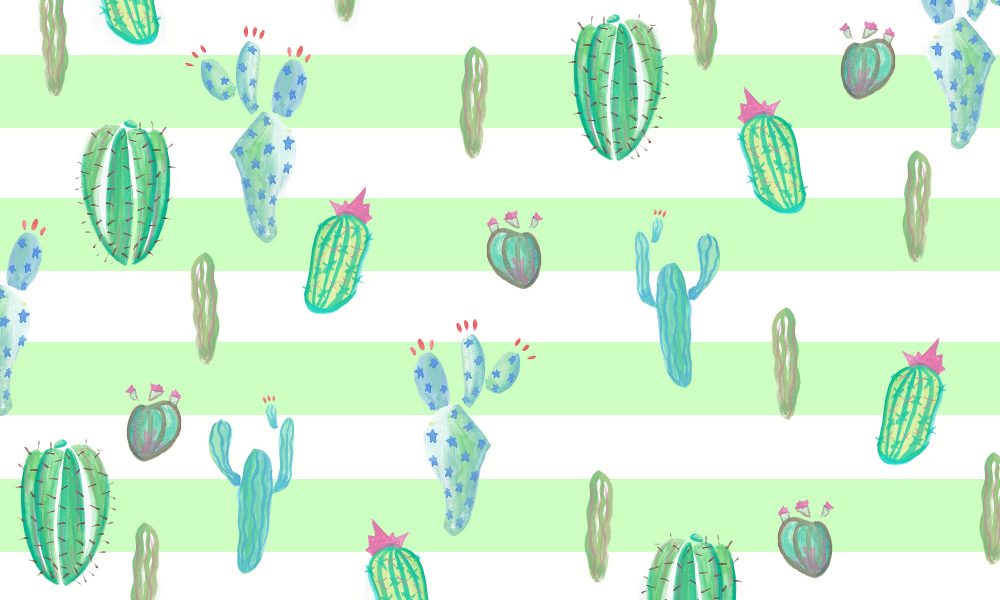 TECH TUESDAY: Cacti Party Wallpapers - Wonder Forest