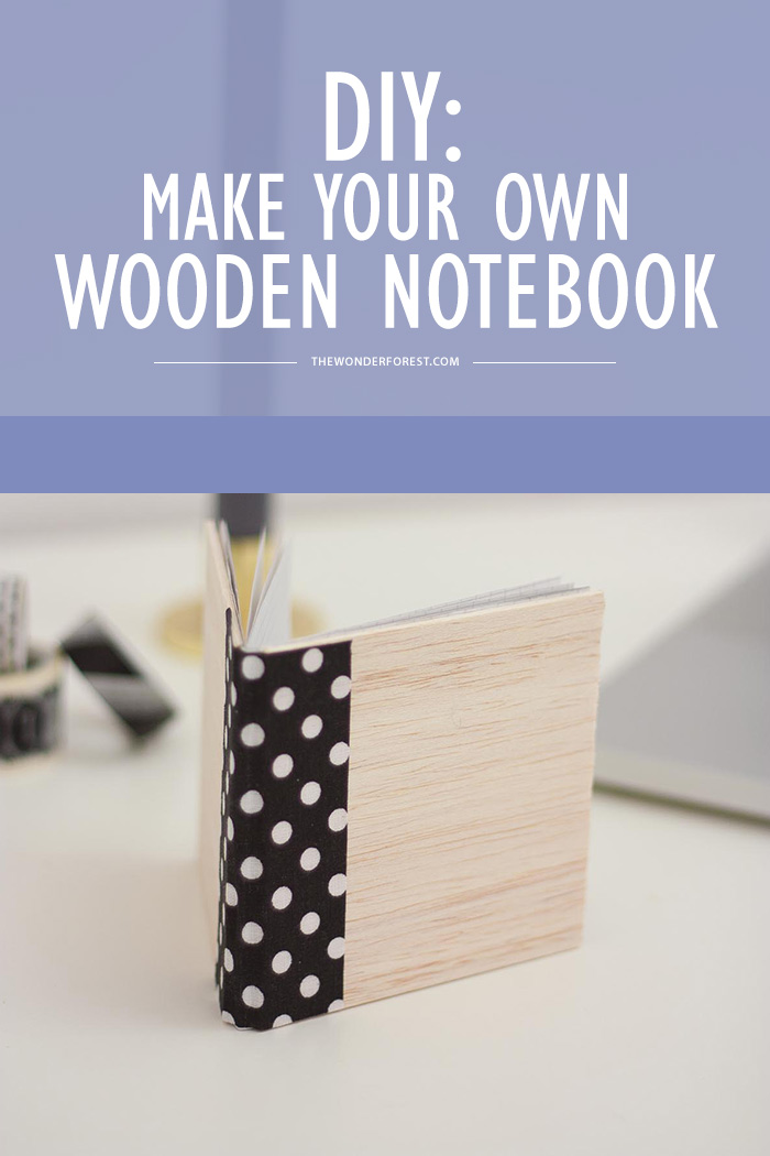DIY: Make Your Own Wooden Notebook