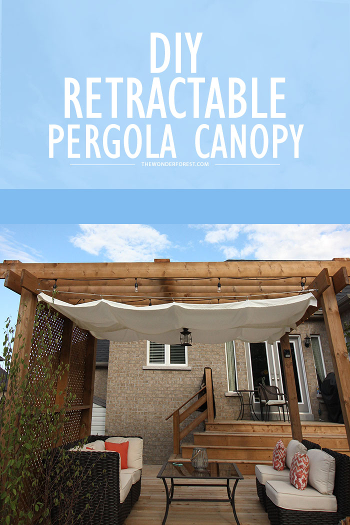 How to make a pergola canopy for shade