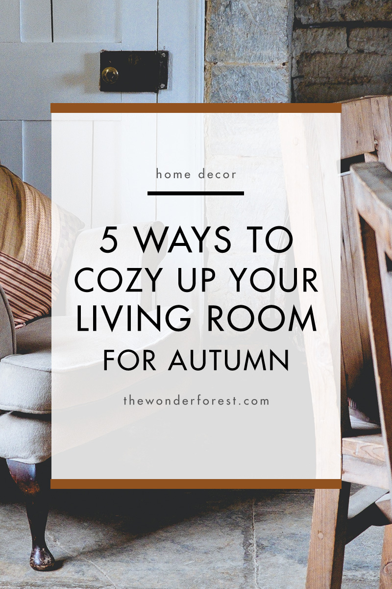 5 Ways to Cozy Up Your Living Room For Autumn