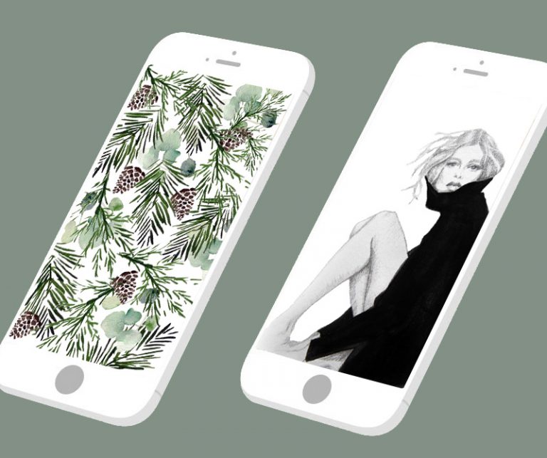 Tech Tuesday: Winter Chic Wallpapers