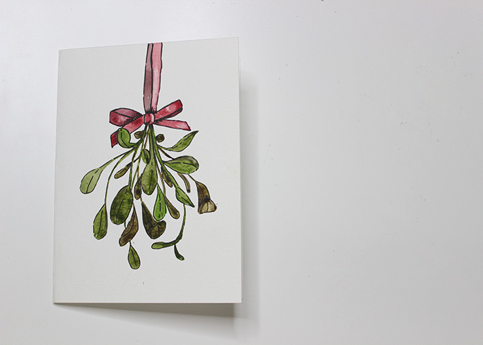 Watercolor Christmas Cards (Such a Fun DIY!)