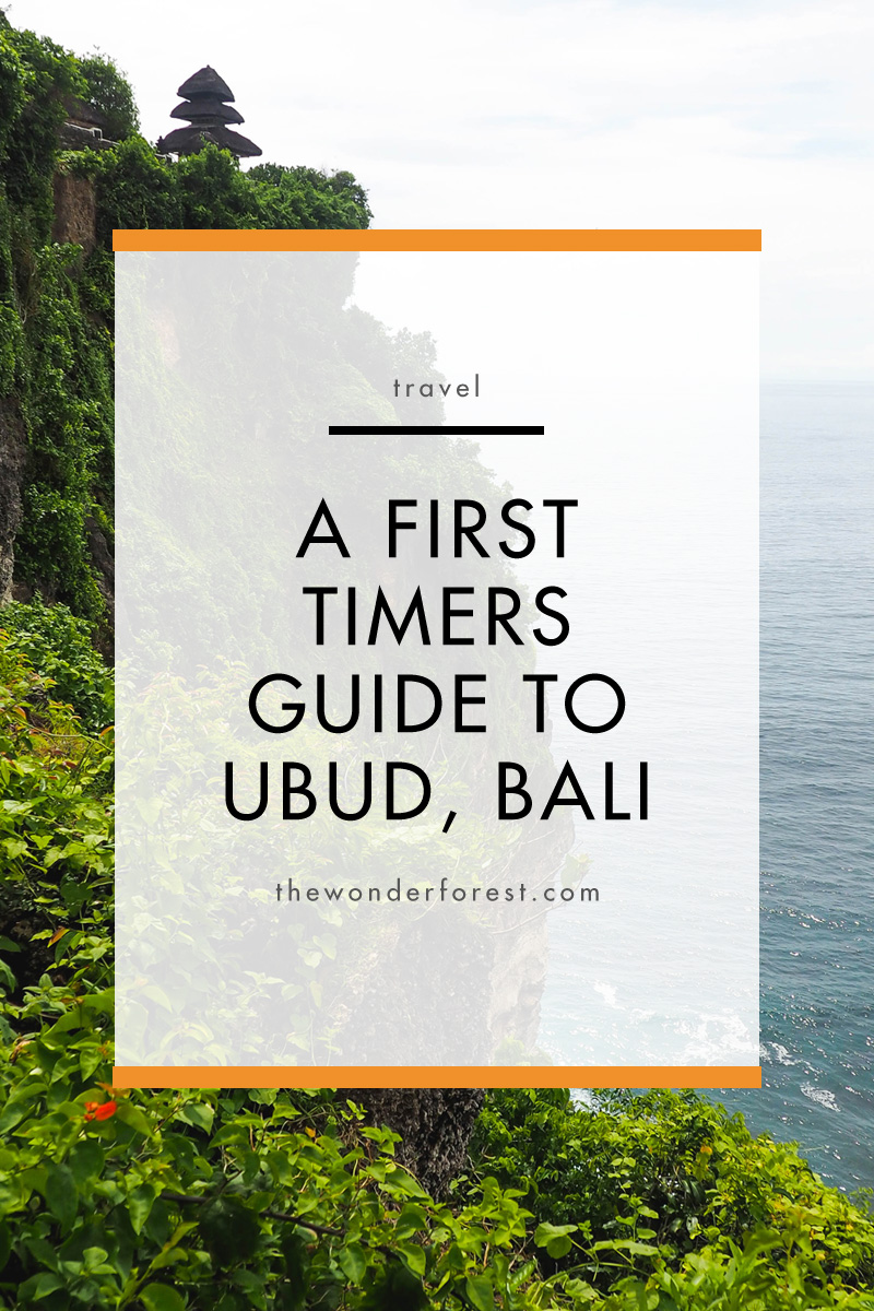 A First Timer's Guide to Ubud, Bali