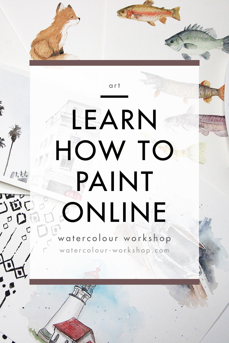 Online Watercolour Workshop for Beginners