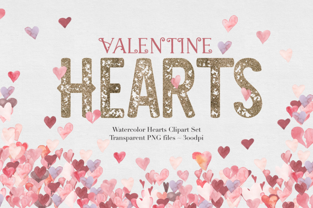 TECH TUESDAY: Watercolour Hearts Clip Art