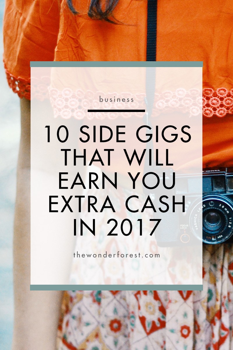 10 Side Gigs That Will Earn You Extra Cash in 2017