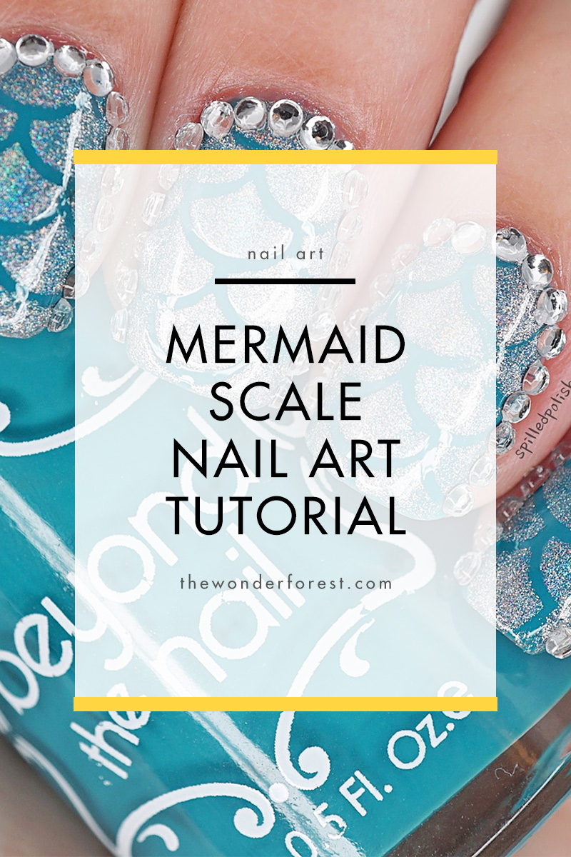 Mermaid Scale Nail Art Tutorial