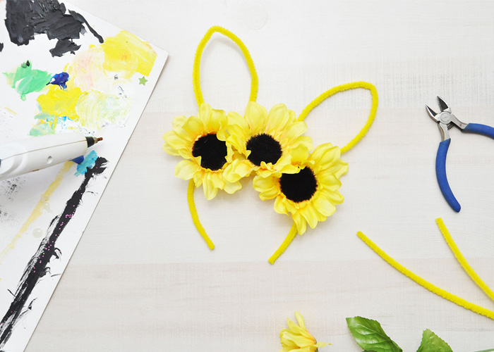 Bunny Ear Floral Crown Tutorial