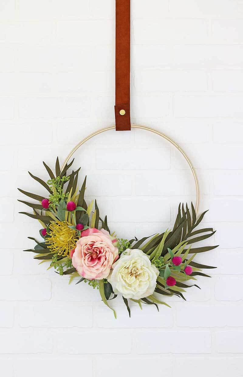 Modern Spring Wreath Tutorial