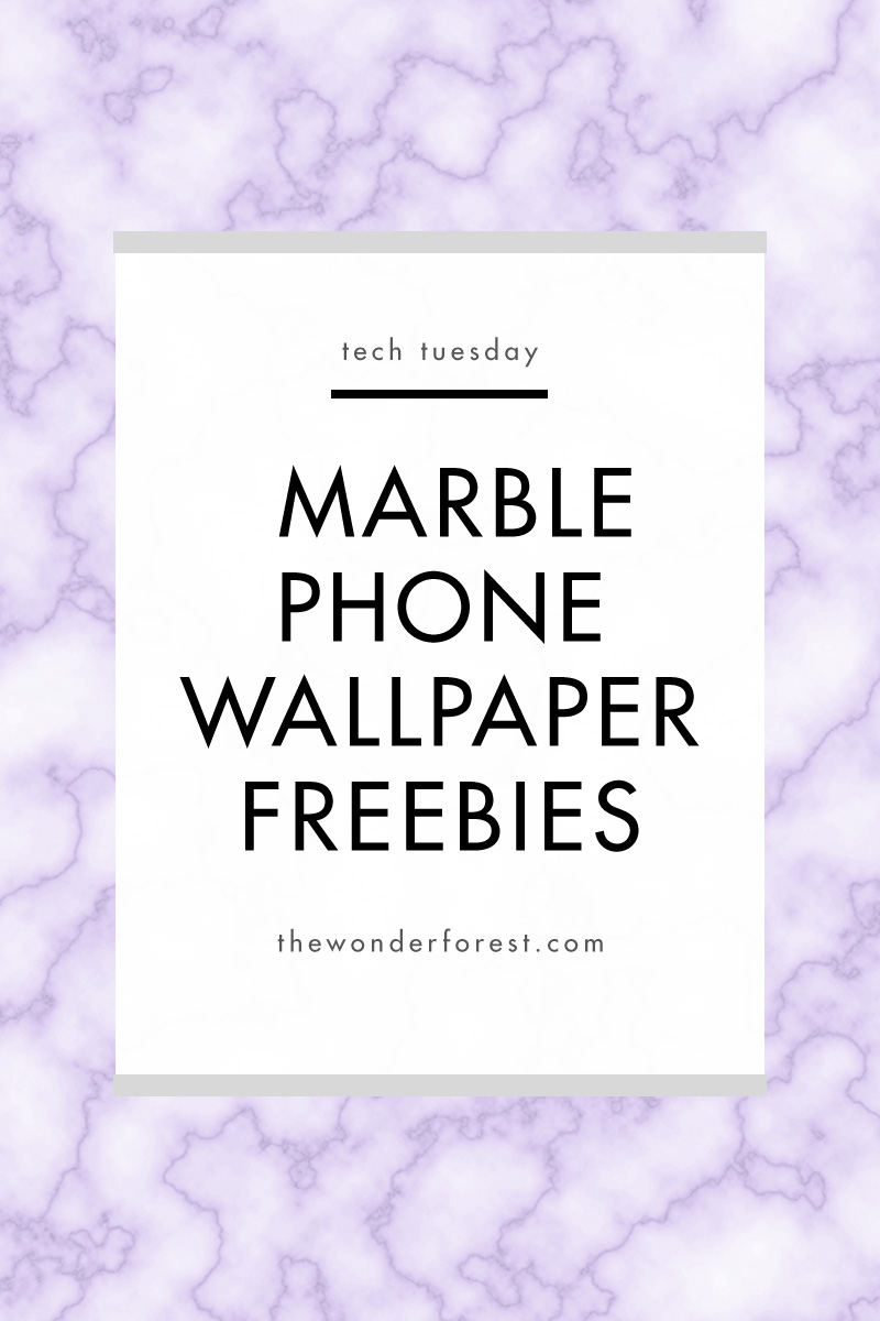 TECH TUESDAY: Marvellous Marble Wallpapers