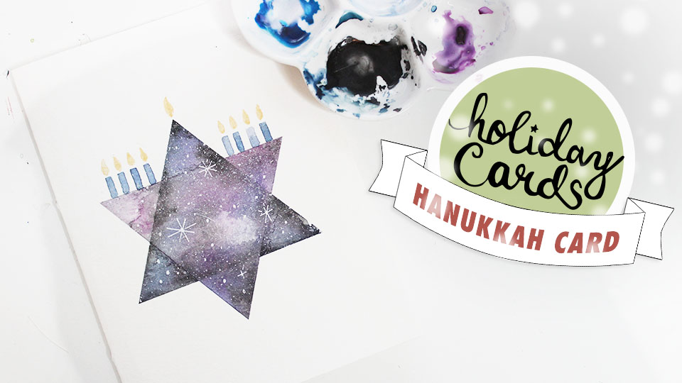 Hannukah Star Card Tutorial