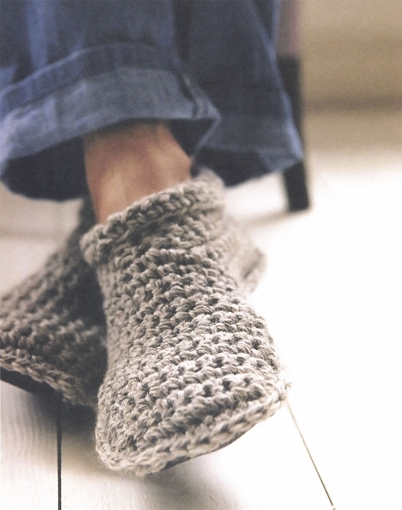 Free Slipper Bootie Crochet Pattern